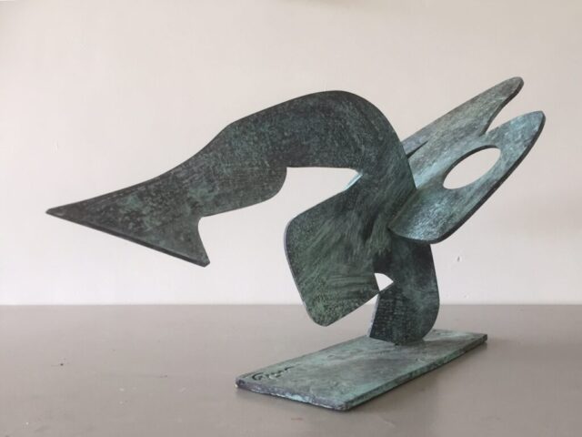 Nympf II – 60x37x32 cm, messing