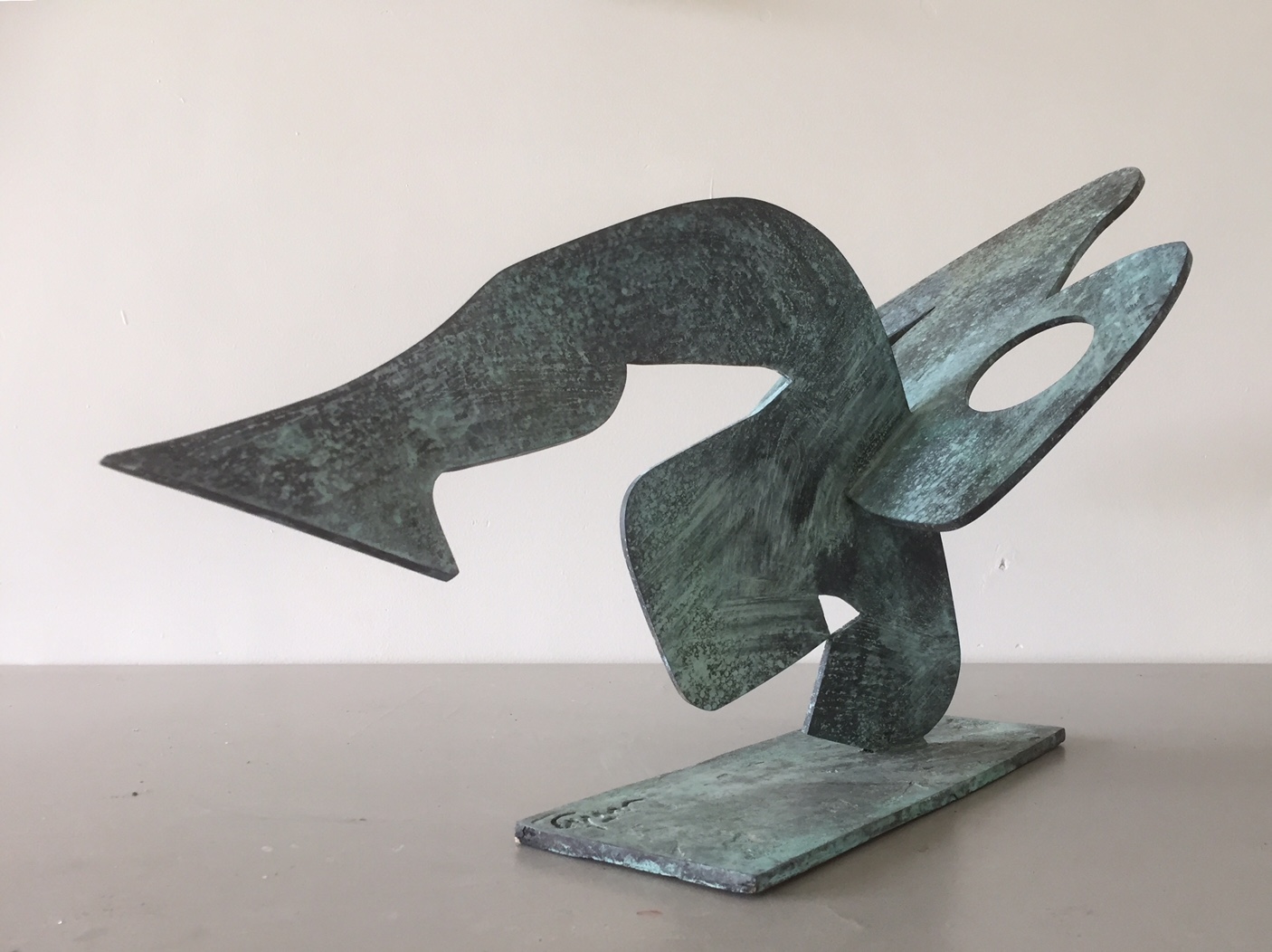Nympf II – 60x37x32 cm, messing