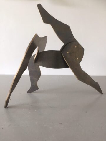 Lopen – 57x49x22 cm, messing