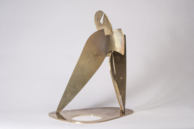 Recycling figures I - 48x30x25 cm, messing