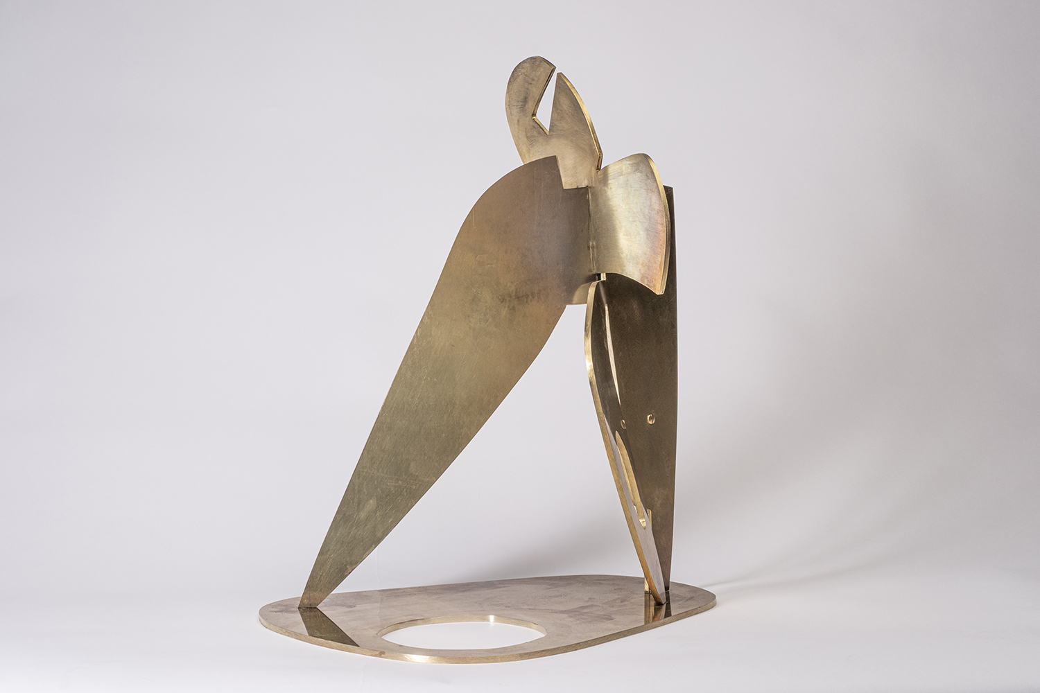 Recycling figures I - 48x30x25 cm, messing