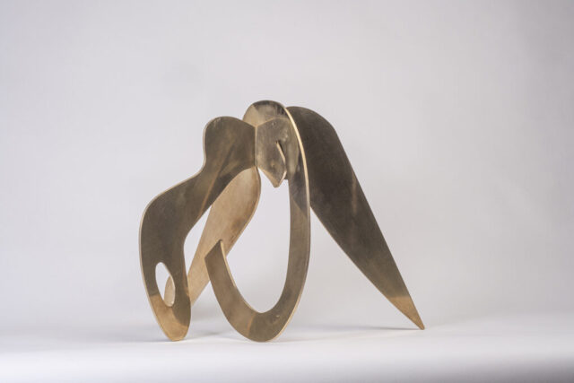 Recycling figures II – 48x35x45 cm, messing
